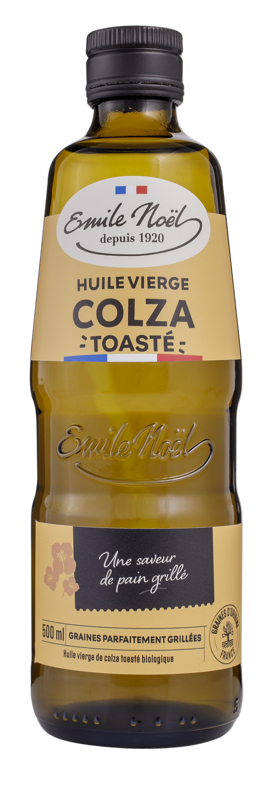 émile Noël -- Huile vierge de colza france toasté bio (origine France) - 500 ml
