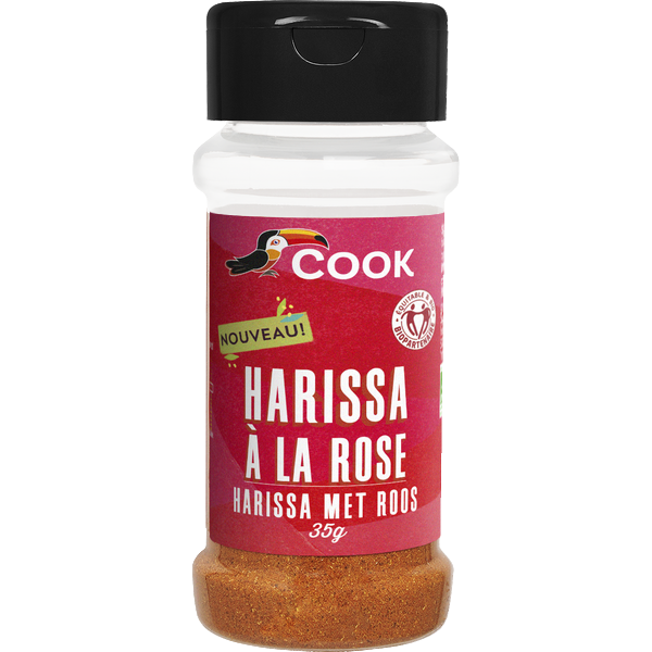 Cook épices -- Harissa à la rose biopartenaire - 35 g