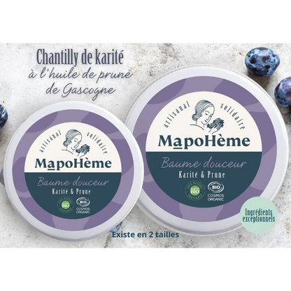 Mapohème -- Baume douceur karité et prune - 100 ml
