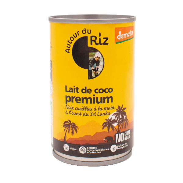 Autour Du Riz -- Lait de coco premium 18% mg - 160 ml