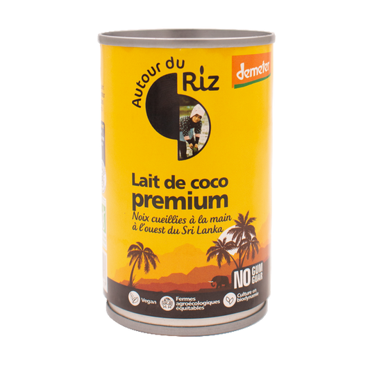 Autour Du Riz -- Lait de coco premium 18% mg - 160 ml