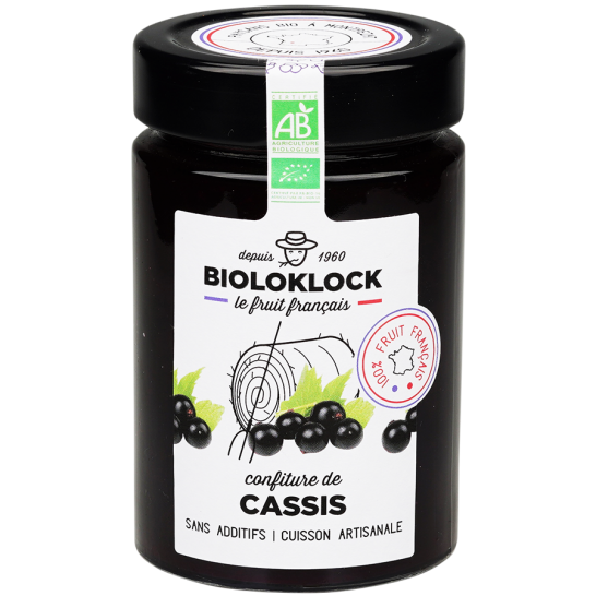 Confiture de cassis bio - 1