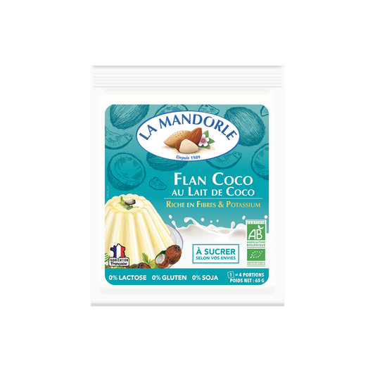 La Mandorle -- Flan coco au lait de coco bio - (4 portions)