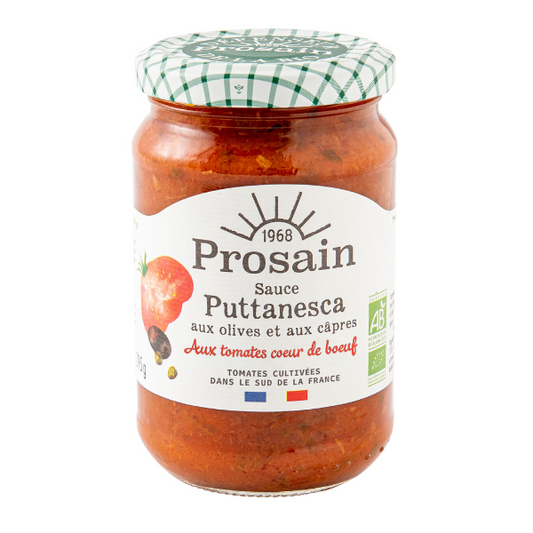 Prosain -- Sauce puttanesca aux tomates cœur de bœuf. olives et câpres - 295 g