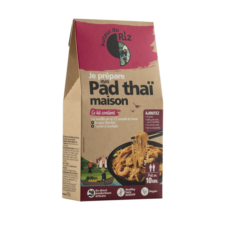 Autour du riz -- Kit Mon Pad thaï bio maison - 310 g