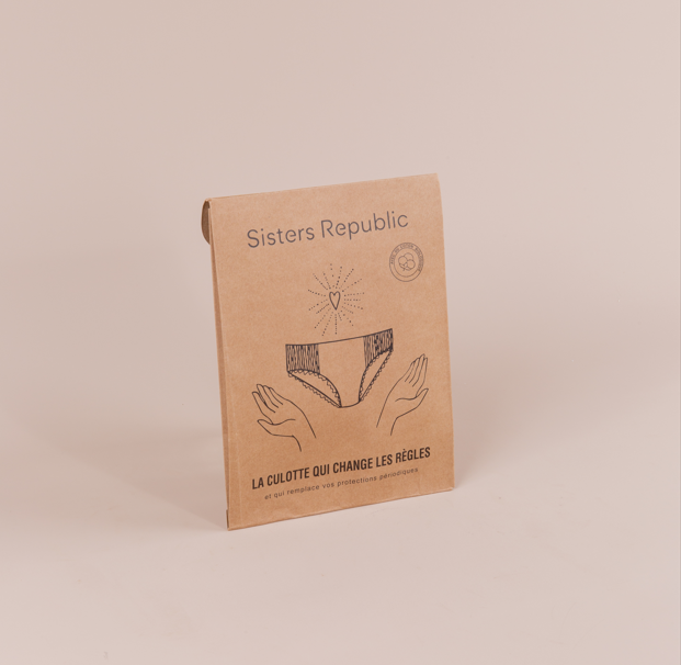 Sisters Republic -- Culotte menstruelle adulte sidonie (absorption super) - Taille L