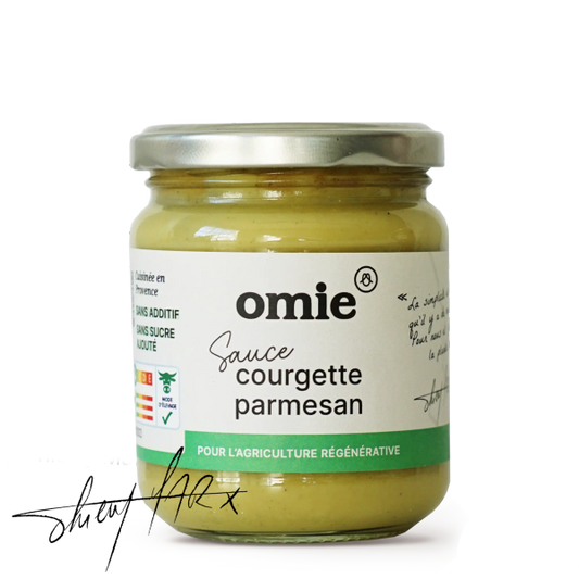 Omie -- Sauce courgette parmesan bio (légumes français) - 190 g