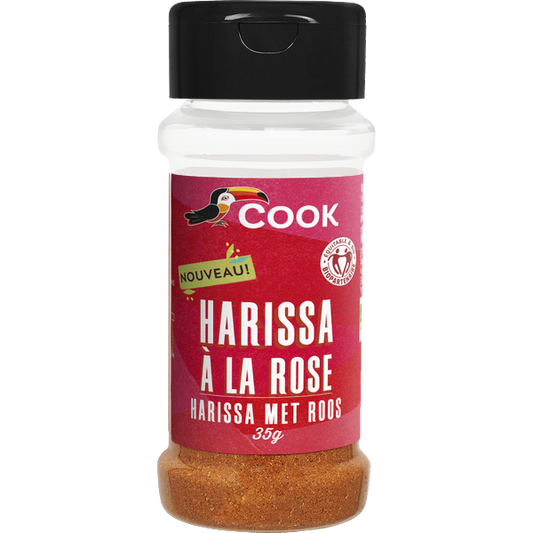 Cook épices -- Harissa à la rose biopartenaire - 35 g