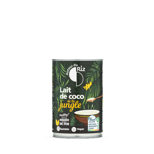 Autour Du Riz -- Lait de coco de la jungle - 400 ml