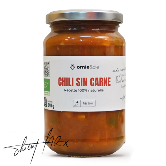 Omie -- Chili sin carne bio (tomates et haricots rouges français ) - 340 g