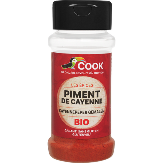 Cook épices -- Piment de cayenne bio (origine UE. Hors UE) - 40 g