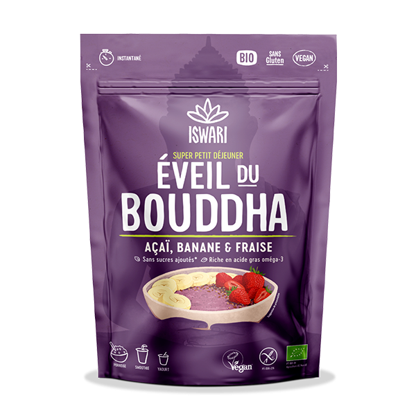 Éveil du bouddha açaï banane fraise bio - 1