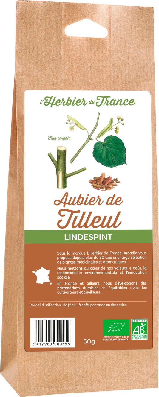 L'herbier -- Tilleul aubier bio (origine France) - 50 g