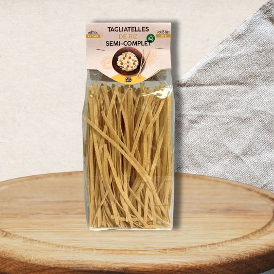 Tagliatelles de riz demi complet bio - 1