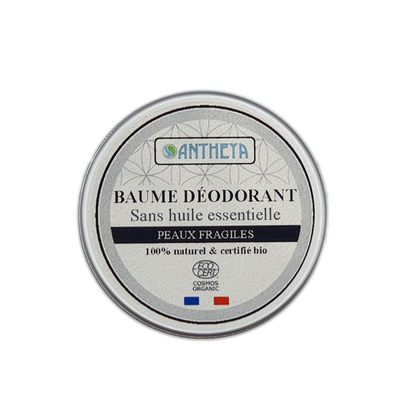 Antheya -- Baume déodorant - neutre sans huile essentielle - 75 g