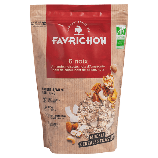 Favrichon -- Muesli Céréales Toastées 6 Noix - 350 g