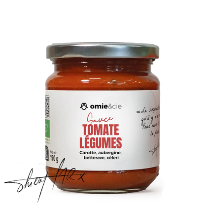 Omie -- Sauce tomate aux légumes bio (sans sucre ajouté) - 190 g
