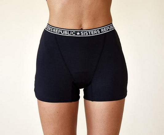Sisters Republic -- Boxer menstruel adulte ginger (absorption super) - Taille XS